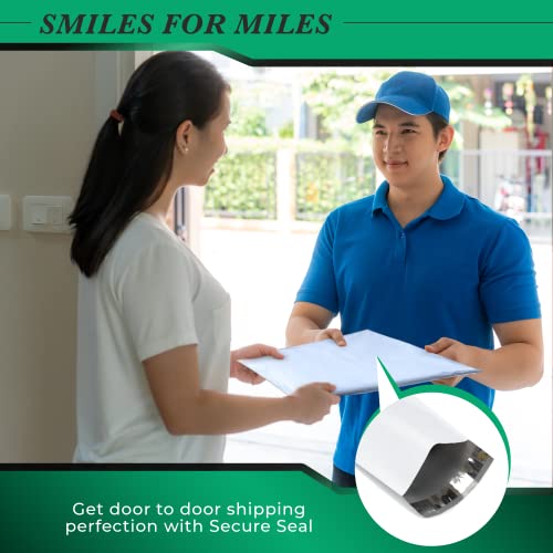 3000 Pack Secure Seal White Poly Mailers - 9x12 Safe Shipping Bags - E-Commerce Self Sealing 2 Mil Poly Envelopes - size: 9” x 12” (3000 Pack)