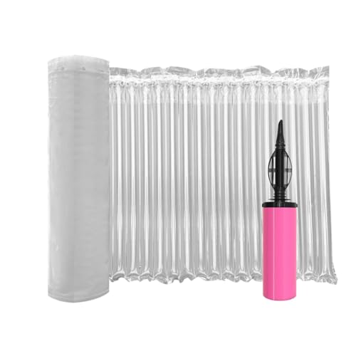 Large Bubble Cushioning Wrap for Packing 13.7inch*100feet, Inflatable Big Air Pillows for Shipping & Heavy Duty Moving Supplies Recyclable Packing Material for Fragile Items Shipping Supplies - size: 13.7''*100'