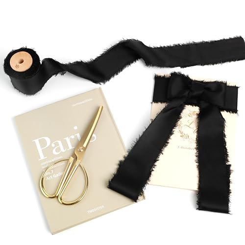 Silk Satin Ribbon 1-1/2 Inch x 30 Yards Black - color: Black