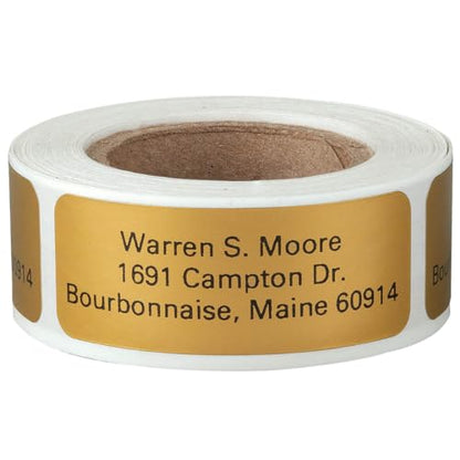 Custom Self-Stick Address Labels 200 - Gold - color: Gold