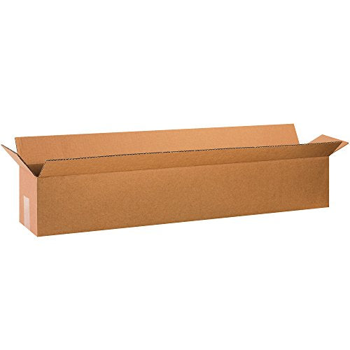 BOXES FAST 36x6x6 Long Corrugated Boxes, Long, 36L x 6W x 6H, Pack of 25 | Shipping, Packaging, Moving, Storage Box for Home or Business, Strong Wholesale Bulk Boxes