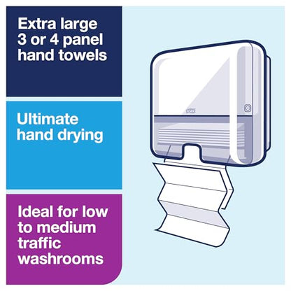 Tork Xpress Mini Multifold Hand Towel Dispenser White H2, 553120 - color: White