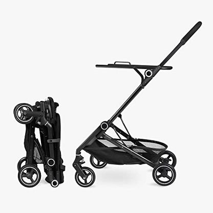 SEEKER Lightweight Foldable Grocery Cart on Wheels with Removable Heavy Duty Shopping Bag | Roll to The Grocery or Laundry, Gray (SKR-1000)
