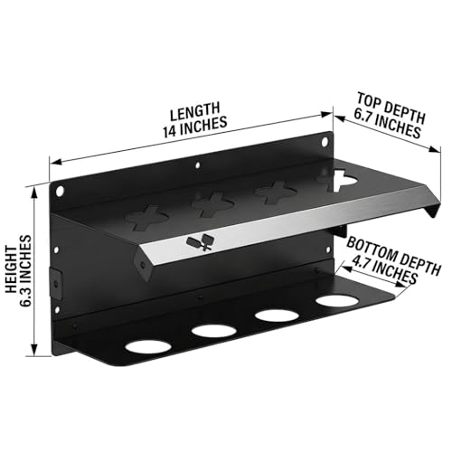 Pickleball Paddle Rack, Wall or Fence Moun