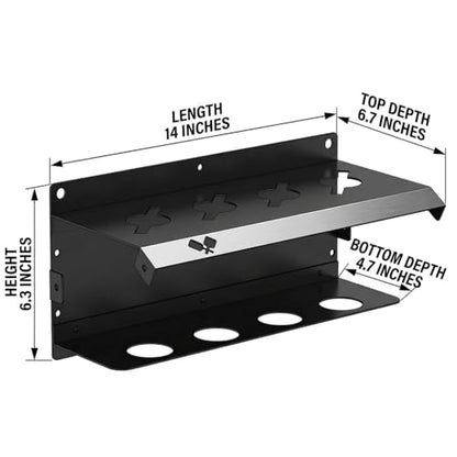 Pickleball Paddle Rack, Wall or Fence Moun