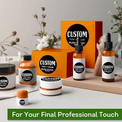 Custom Stickers for Weddings, Birthdays & Businesses - Personalized Labels with Your Logo - Waterproof, Fade and Heat Resistant - Pack of 100-1000 (Custom Image, 6 Inch) - color: Custom Image, size: 6 Inch