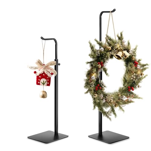 pickpiff 2-Pack Adjustable Table Banner Stands & Purse Holders, Black - color: Black, size: 2 Pack