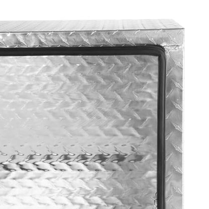 FORWODE 36 Inch Underbody Truck Tool Box Aluminum Trailer Toolbox Silver - color: Silver, size: 36x17x18 inch