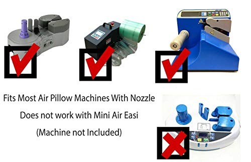 Air Pillow Bubble Cushion Film Roll for Protection Packaging | 984ft x 4" x 8" (300m x 10cm x 20cm) | 4 PACK
