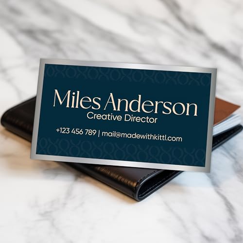 24/48/96 Pack, 3.5"x2" Personalized Magnetic Business Cards, Custom Magnets for Business, Branding and Advertising, 30 Mil Customizable Fridge Magnet Cards with Image, Logo and Text, Design 5 - color: Design 5