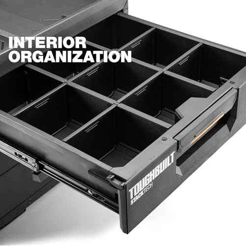 ToughBuilt StackTech XL 3 Drawer Tool Box, Stackable Storage, TB-B1-D-70-3 - size: 3 Drawer