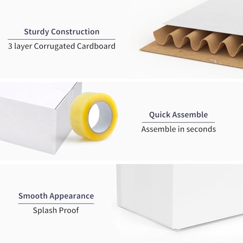 Small Shipping Boxes 10x6x6 Set of 6 - size: 10x6x6 Inches