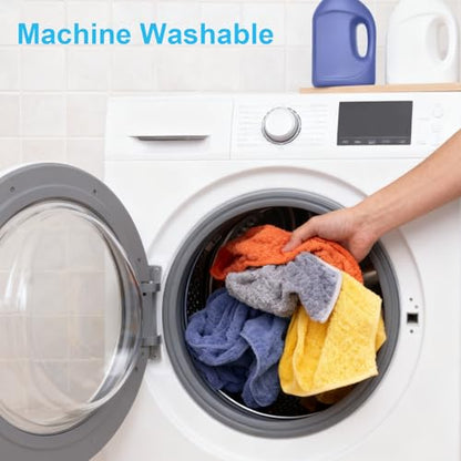 Microfiber Cleaning Cloths 12" x 12": 10pcs Reusable lint-Free Rags