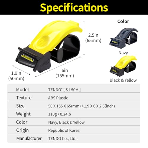[TENDO°] SJ-50M Series (Black & Yellow)