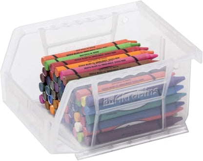 Akro-Mils 30210 AkroBins Plastic Storage Bins, 5"x4"x3", Green, 24-Pack - color: Green