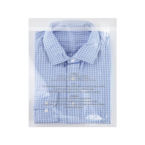iMailer - 200 Count - 10" x 13" Clear Poly Bags with Suffocation Warning Bags for Prints, Photos, Documents, Clothing, T-Shirt - Resealable Adhesive - size: 10" x 13", style: Resealable Glue