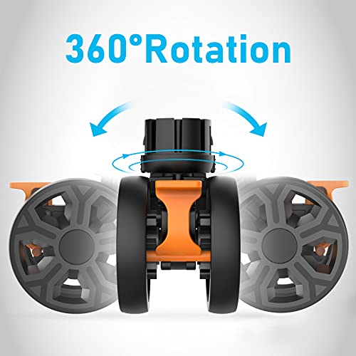 FELICON SELORSS Heavy Duty Rotation Swivel Wheels-Black-2PCS - color: Black, size: Wheels-2 PCS