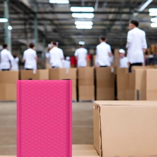 iMBAPrice 500#000 4x8 Hot Pink Color Self Seal Poly Bubble Mailers Padded Shipping Envelopes (Total 500 Bags) - color: Pink Poly Bubble, size: 4"x8" Poly (500 Envelopes) Value Pack