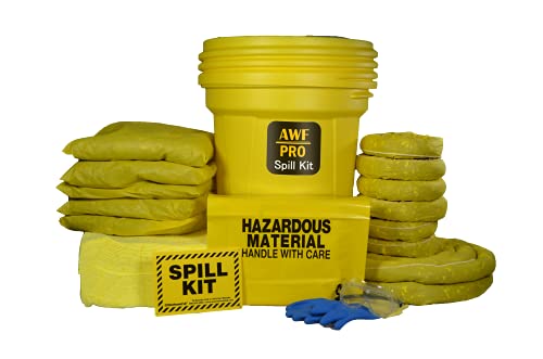 AWF PRO 30 Gallon Hazmat Spill Kit, 81 Pieces - size: Hazmat Spill Kit