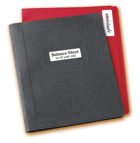Avery® Multi-Use Removable Labels, 1" x 3", White, Non-Printable, 72 Blank Labels Total (6728) - size: 1 x 3 Inch