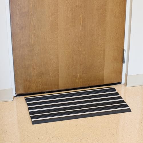 Ecomills Alumat Aluminum Doormat, 17.3" x 29.5", Black - size: 1'5" x 2'6" (Rectangular)