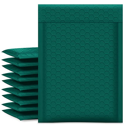UCGOU Bubble Mailers 5x8.6" Usable Size 5x7" Padded Envelopes Green 50 Pack - color: Green, size: 5x8.6" 50PC