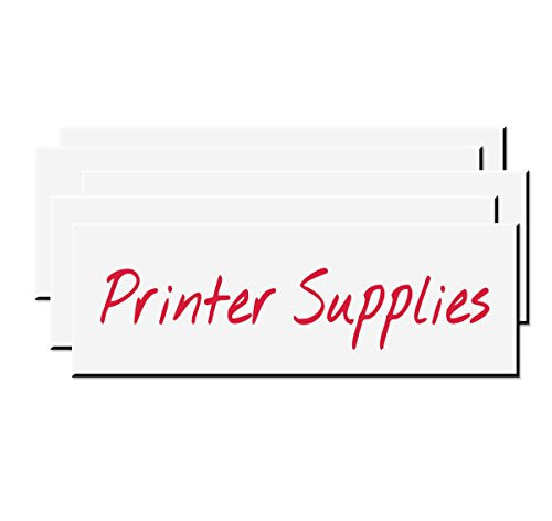 Write-On Magnetic Rack/Shelf Labels 3 x 1-10/Pk - Made in the United States! - size: 3" x 1"