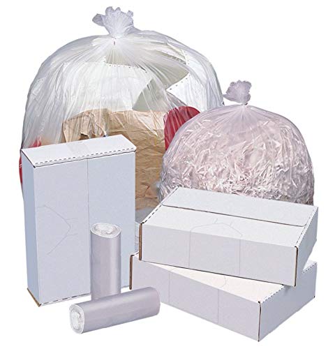 Highmark™ High-Density Can Liners, 10 Mic, 20-30 Gallons, 30" x 37", Natural, Box Of 500