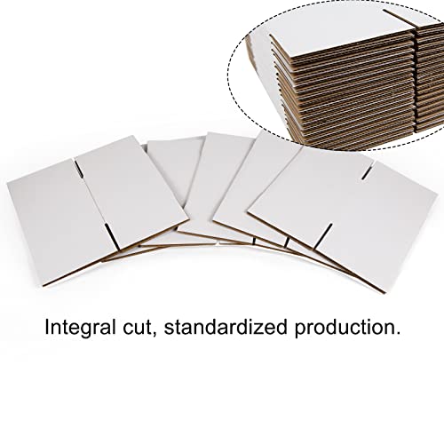 SUNLPH White Shipping Boxes 5x5x5 Inches Small Corrugated Cardboard Boxes, 25 Pack - size: 5 x 5 x 5