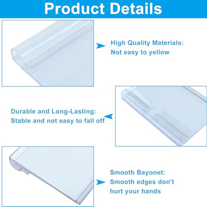 Basket Labels Clip On, 30pcs, Plastic Wire Shelf Holder