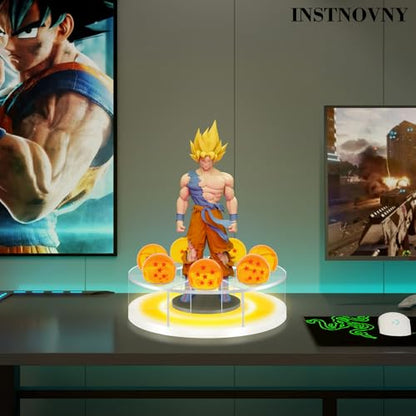 Shenlong Acrylic Shelf and Shelf, for Business Halloween Christmas Holiday and Birthday Home Decoration (20cm,Does not Include Dragons and Beads) - size: 20cm