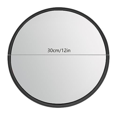 Convex Security Mirror, 12 Inch Adjustable Wide View, Lightweight Acrylic Shatterproof PC Traffic Mirror for Traffic, Parking, Driveway, Store, Garage, Warehouse, Blind Spot