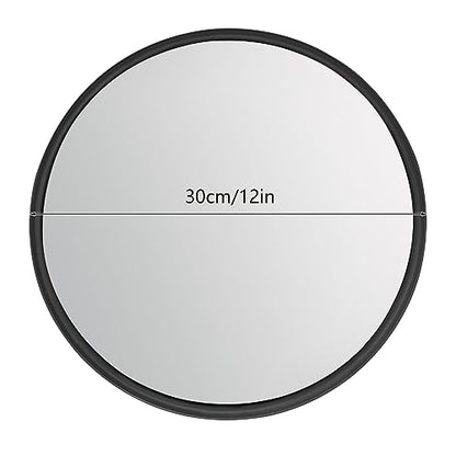 Convex Security Mirror, 12 Inch Adjustable Wide View, Lightweight Acrylic Shatterproof PC Traffic Mirror for Traffic, Parking, Driveway, Store, Garage, Warehouse, Blind Spot