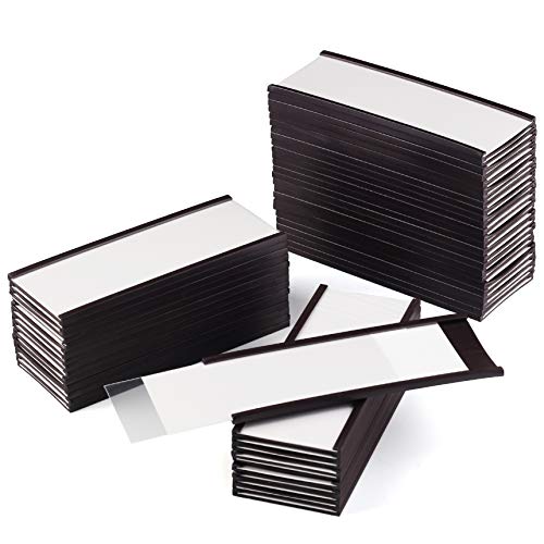 LLPT Magnetic Label Holder 4" x 2" 50 Packs C Channel, ROHS Certified NBR - size: 4" x 2" 50 Packs