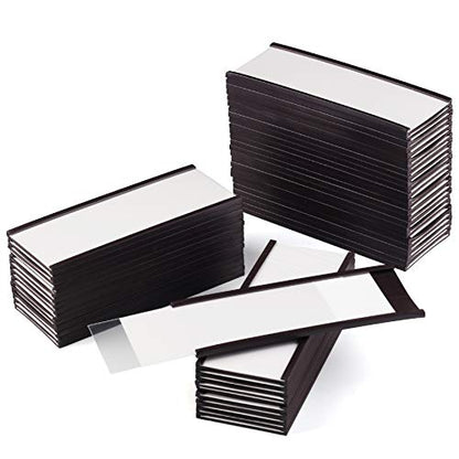 LLPT Magnetic Label Holder 4" x 2" 50 Packs C Channel, ROHS Certified NBR - size: 4" x 2" 50 Packs