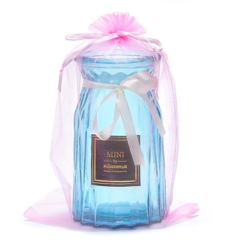 FOCCIUP 25 PCS 8x12 Inches Organza Bags With Drawstring Candy Bags Mesh Pouches for Party Wedding Presents Gift - color: Pink
