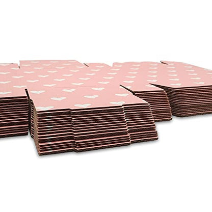 Green Recyclable Cardboard Small Gift Mailer Boxes for Shipping Packaging Craft Mother's Day Gifts Giving Products (Pink, 7.2 x 5.2 x 2 Inch) - color: Pink, size: 7.2 x 5.2 x 2 Inch