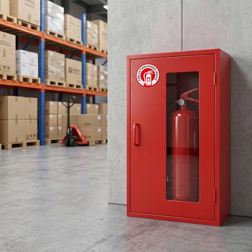 500 PCS Fire Extinguisher Inside Labels 2.75 x 2.75 Inches Vinyl