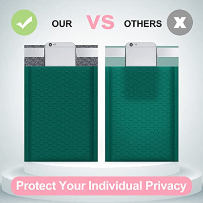 UCGOU Bubble Mailers 8.5x12" 40 Pack Usable Size 8.5x11" Green Shipping Bag - color: Green, size: 8.5x12" 40PC