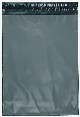 iMBAPrice Poly Mailers 10x13 Inch Grey Shipping Bags, 100-Pack Waterproof Mailing Envelopes with Strong Self-Seal Adhesive, Durable Poly Bags for Clothing, Books & Accessories