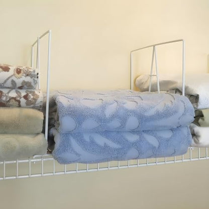 Evelots 4-Pack Wire Shelf Dividers, Tall Steel Closet Shelf Divider - size: Set of 4, style: WIRE Shelf Dividers