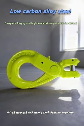8.0t Clevis Self Locking Hook WLL 17636.9 LBS Heavy Duty Forged Lifting Shackles for Rigging, Towing, Construction, and Marine Use【8.0T】 - size: 17636.9 LBS