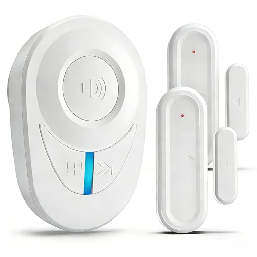 Door Chime, Upgraded Wireless Door Alarm Opened, Magnetic Contact Sensor