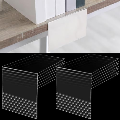 Containlol 15 Pcs Moveable Shelf Label Holder for Library, 6.2 x 4.13 Inch - size: 6.2 x 4.13 Inch