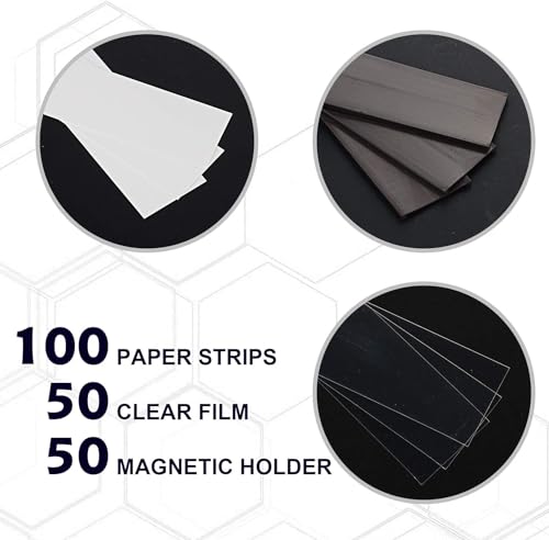 LLPT Magnetic Label Holder 5" x 3" 50 Packs C Channel, ROHS Certified NBR - size: 5" x 3" 50 Packs