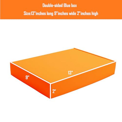 Orange Shipping Packaging Boxs KAXILU 20pcs Shipping Boxs L13xW9xH2 inch Suitable E-Commerce Packaging - color: Orange