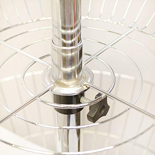 Prolinemax 63 inch High 4 Basket Display Wire Floor Tier Spinner Rack Dump Bin Retail Store