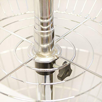 Prolinemax 63 inch High 4 Basket Display Wire Floor Tier Spinner Rack Dump Bin Retail Store