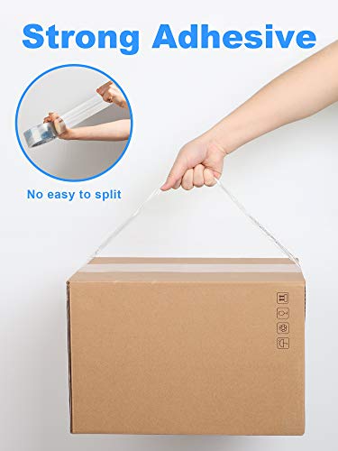 JARLINK Clearer Packing Tape 12 Rolls, Heavy Duty Packaging Tape for Shipping Packaging Moving Sealing, 2.8mil Thicker, 1.88 inches Wide, 60 Yards Per Roll, 720 Total Yards - size: 1.88in x 60yd, 2.8mil Thickness
