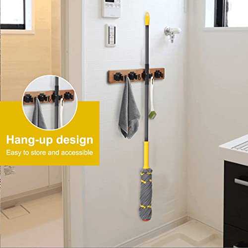 Self-Wringing Twist Mop, Microfiber Floor mop 57" Long Handle, Gray - color: Gray (1 Handle & 1 Mop Head)